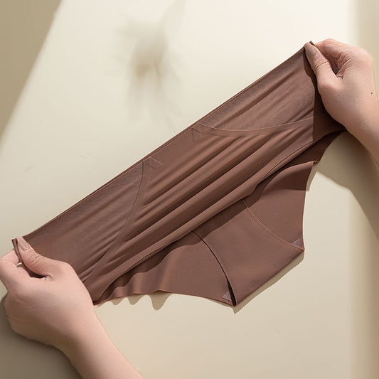 Ice Silk Traceless Ventilation Sports Underwear Women's Comfortable Cotton Stall