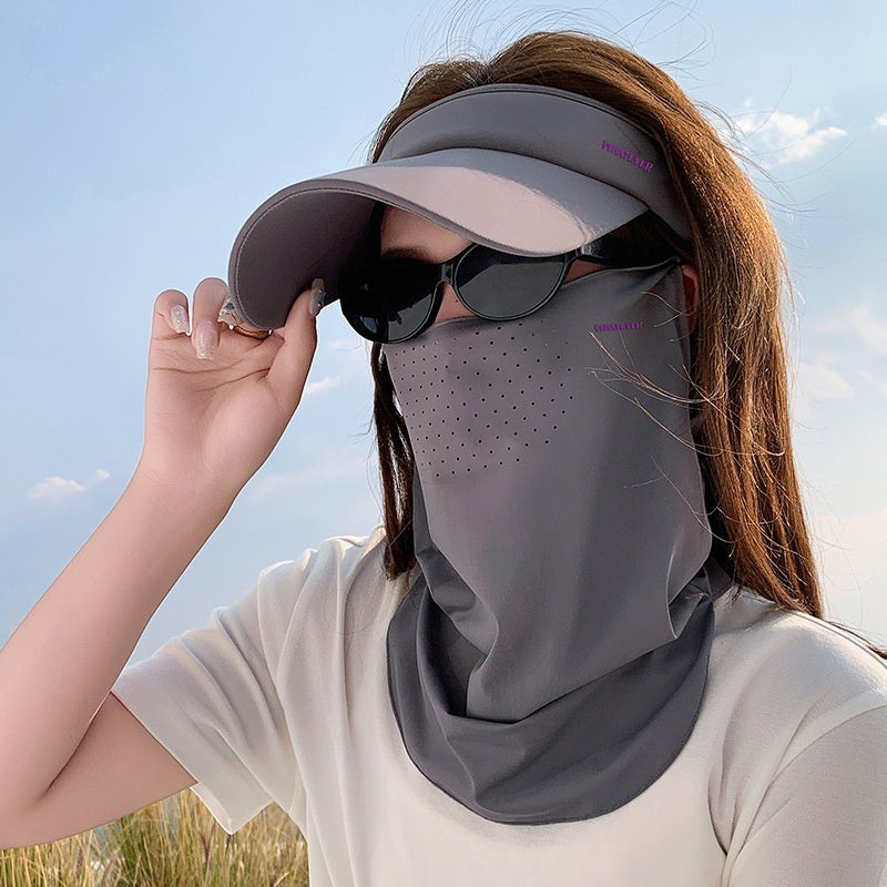 Summer Ice Silk Sun Mask For Men And Women Running Special Mask