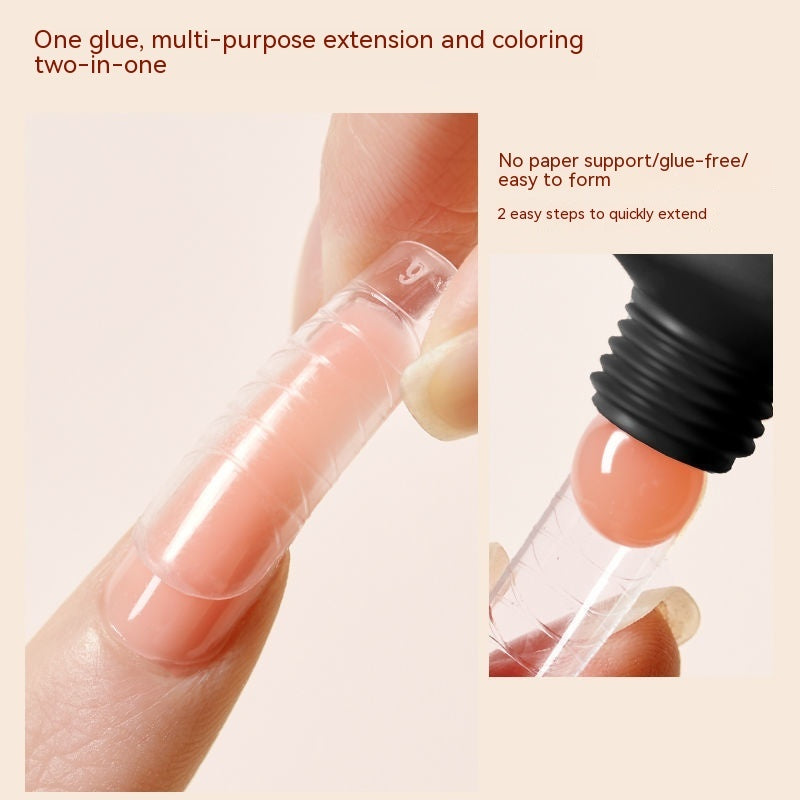 Crystal Extended Glue Nail Beauty UV