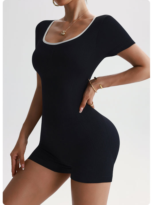 Seamless Yoga Jumpsuit Hip-lifting Backless Corset