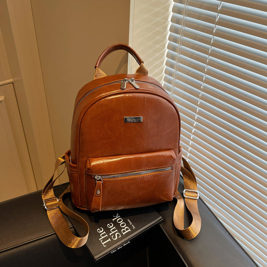 Simple Fashion Trendy Ladies Travel Backpack