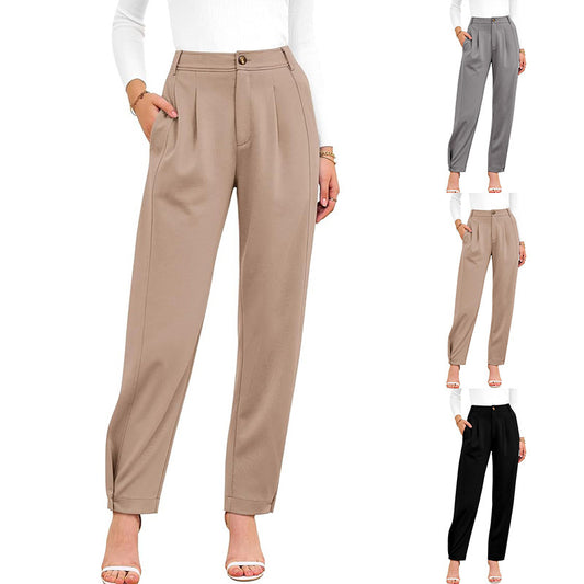Loose And Comfortable Work Business Formal Wear Suit Pants