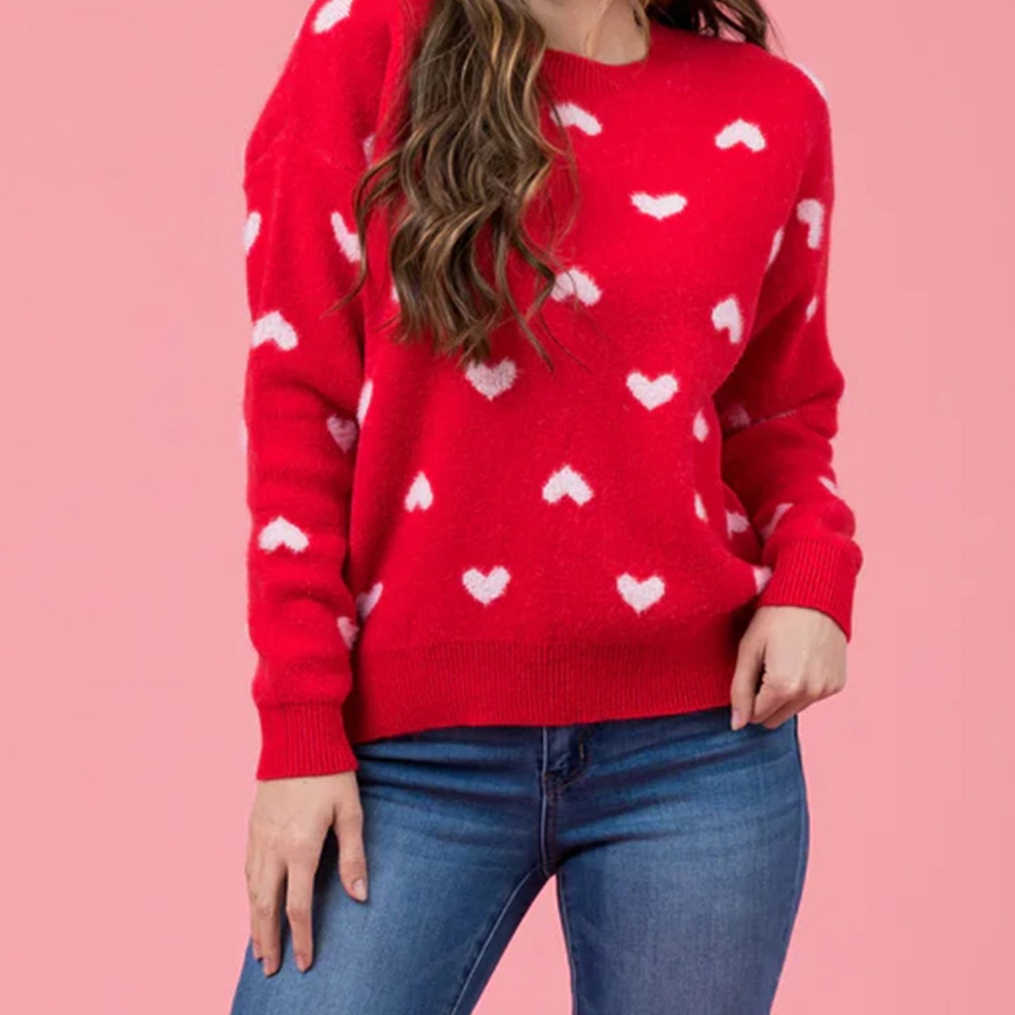 Love Loose-fitting Women's Sweater Pullover Winter