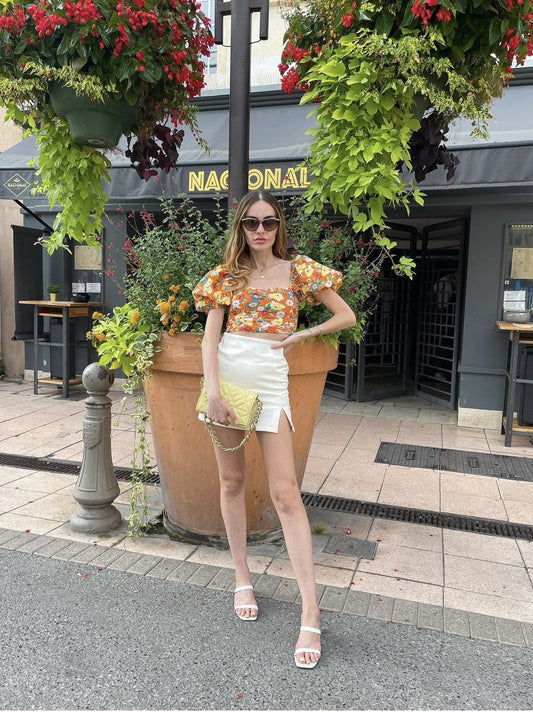 French Special Design Summer Short Sweet And Gentle