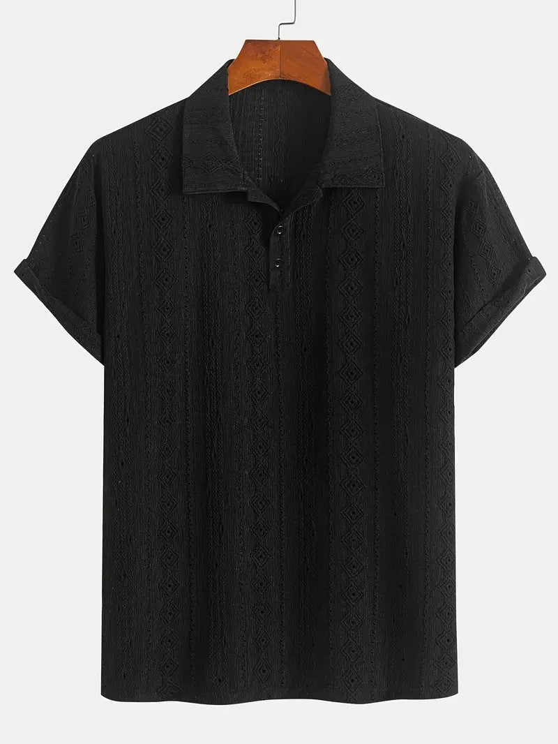 Men's Breathable Hollow-out Lightweight Casual Top