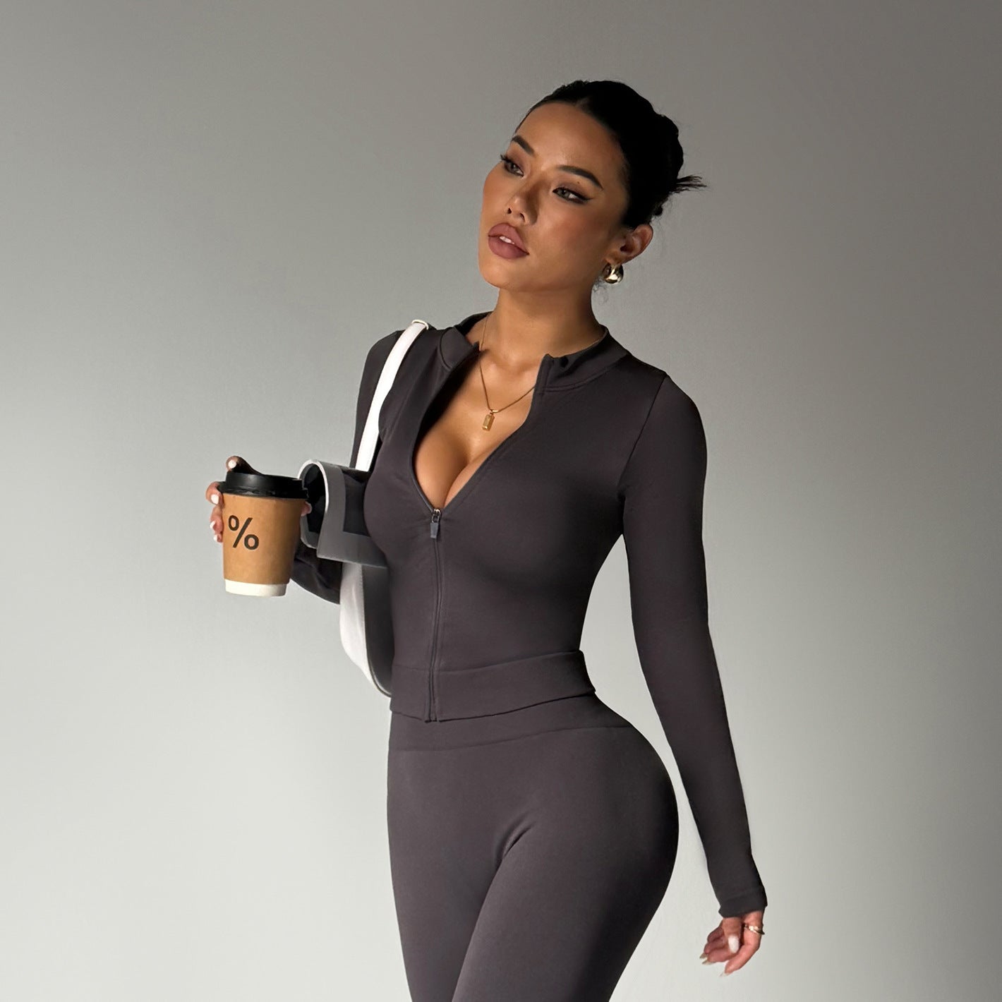 High Waist Yoga Suit Sports Fashion Casual Workout Clothes