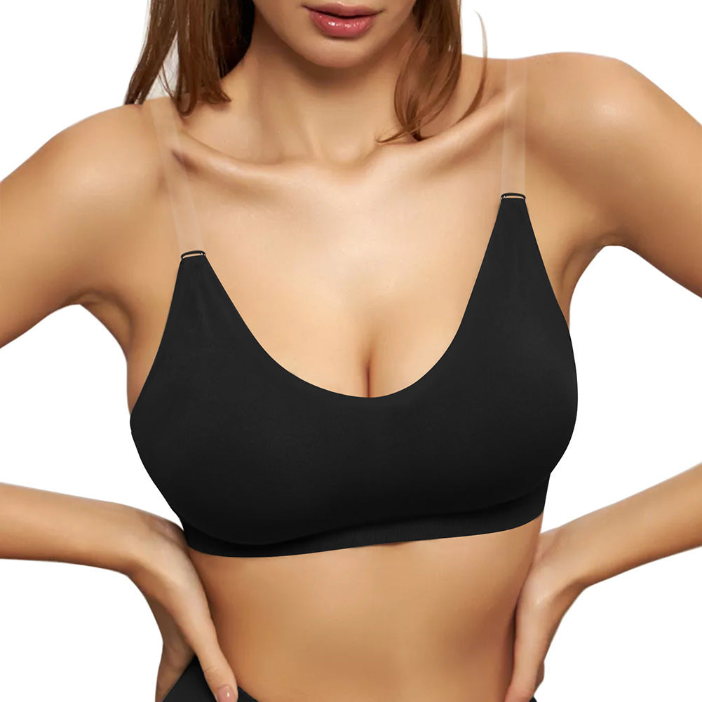 Women's Non-slip Bra Without Steel Ring And Mold Cup Push Up