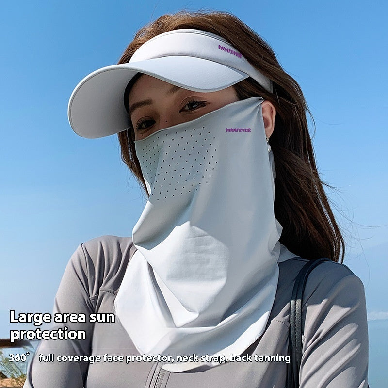 Summer Ice Silk Sun Mask For Men And Women Running Special Mask