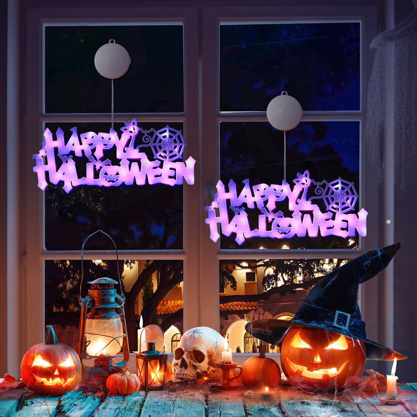 Halloween Decorative Light Door Plate Decorative LED Pendant