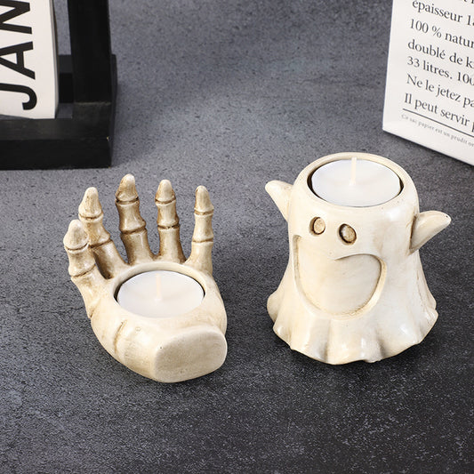 Halloween Pumpkin Candle Holder Creative Decorative Candlestick