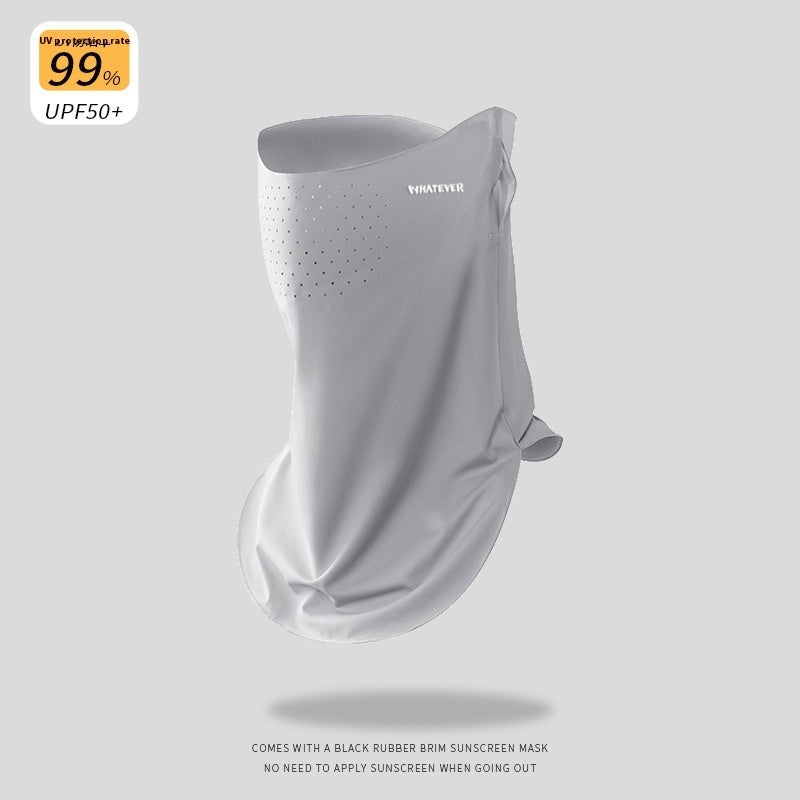 Summer Ice Silk Sun Mask For Men And Women Running Special Mask