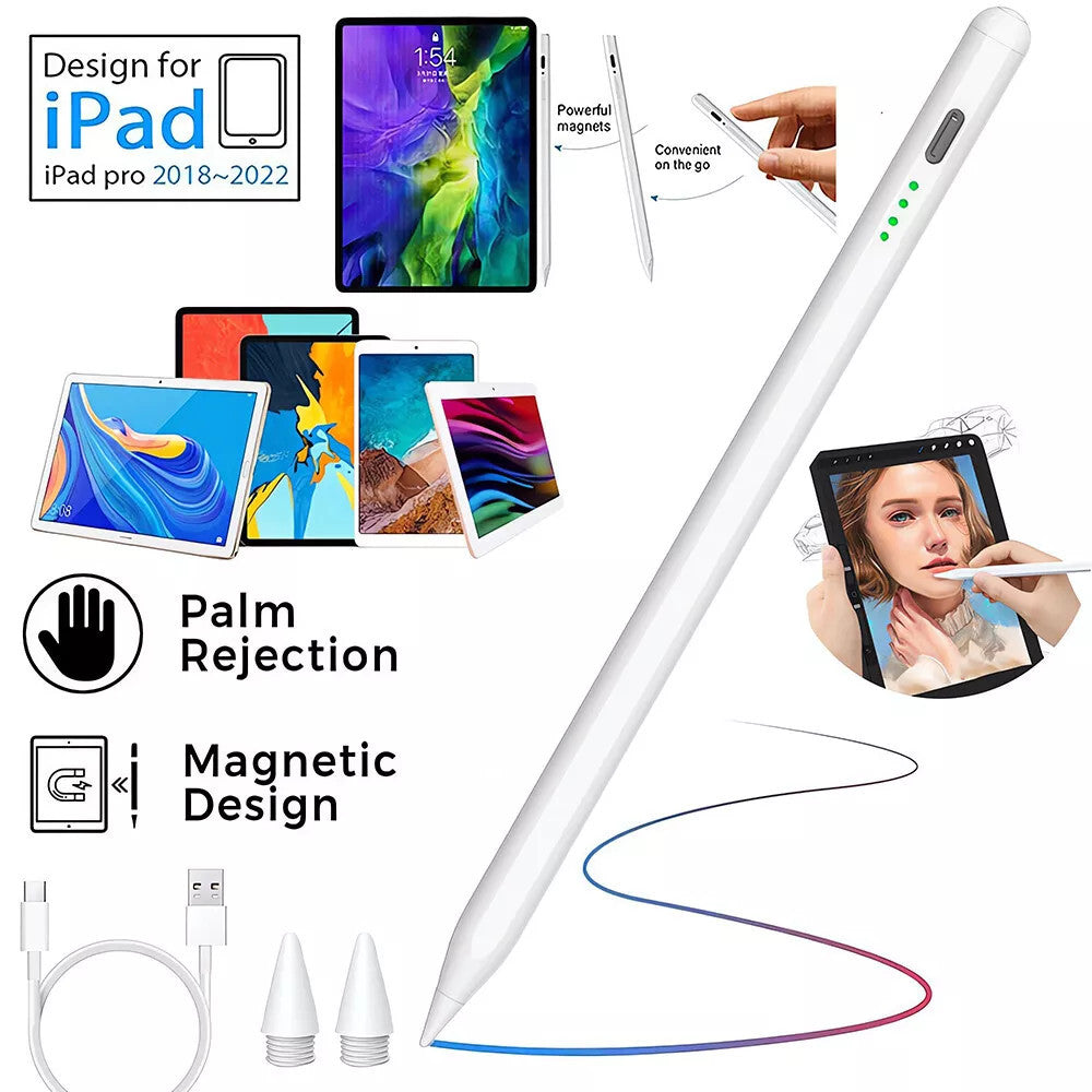 Bluetooth Stylus Stift Pencil Pen Fr 2018-2024 IPad 6 7 8  9  10 Generation