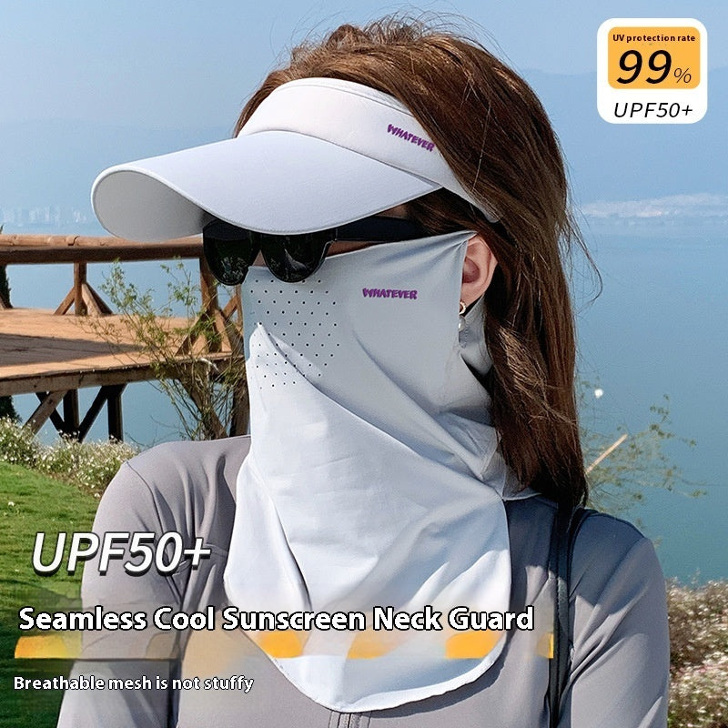 Summer Ice Silk Sun Mask For Men And Women Running Special Mask
